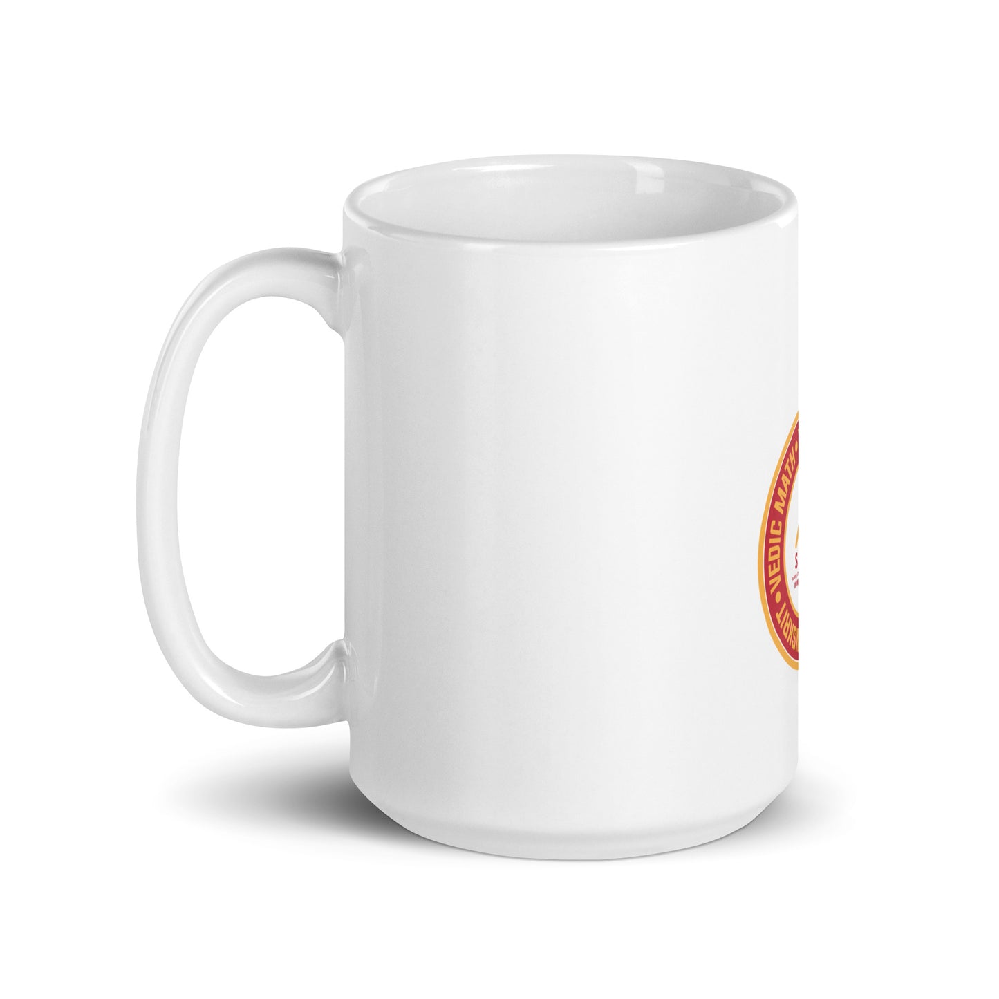 White glossy mug